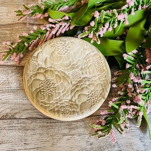 Decorative Wood Carved Dish